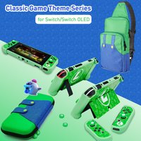 For Nintendo Switch Storage Bag Luig Mansion Style Protective Carrying Case Shell Cover Nintendo Switch OLED Game Accessories