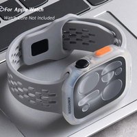 TPU Protective Case+Silicone Sport Bands for Apple Watch Ultra 3 2 49mm S11 S10 46mm 42mm 45mm 44mm 41mm 40mm For iWatch 9 8 SE