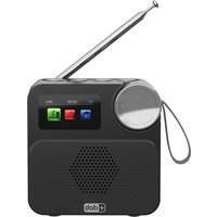 Bluetooth-compatible Internet FM Radio Rechargeable Receiver with 1.47inch Color Display External Antenna Small Portable Radio