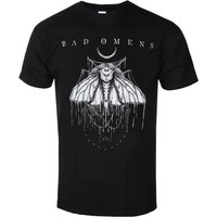 Bad Omens - Moth Pattern Printed T-shirt - Alternative Metal Style Band T-shirt - Suitable for Both Men and Women