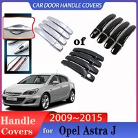 For Vauxhall Holden Opel Astra J GTC 2009~2015 MK4 P10 Car Door Handles Covers Exterior Scratch Protective Decor Car Accessories