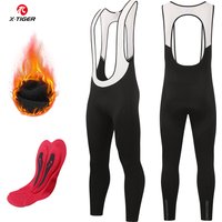 AliExpress X-TIGER Winter Men's cycling pants Sponge Pad Shock Absorption Bicycle Trousers Tights sport man Keep Warm mtb trousers sport