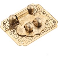 1PC Antique Style Box Latch With Nails For Cabinet Drawer Cupboard Closet Jewelry Case Wardrobe Wood Box Hardware 50*40mm