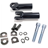 Passenger Footpeg Supports Kit Foot Peg Mounts Clevis Fit for Harley Standard Softail Springer Deuce Heritage Softail Cla