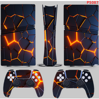 For PS5 Pro Skin Sticker Protective Vinyl Decal for Digital Edition Game Accessories Cover for PS5 Pro Controller