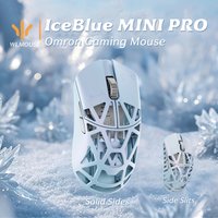 WLMOUSE BEAST X MINI PRO IceBlue Omron light Magnesium Gaming Mouse Magnesium Alloy Wireless FPS Gaming Mouse Lightweight 39g