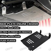 For Harley CVO Road Glide FLTRXSE 2024 Skid Plate Lower Engine Chassis Protector Black and Silver New motorcycle accessories