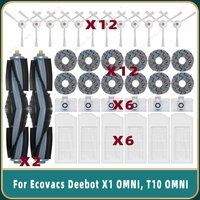 Fit For Ecovacs Debot X1 OMNI, T10 OMNI, X1 TURBO, T10 TURBO, DBX53 Accessories Parts Main Side Brush Filter Mop Dust Bag Dusbox