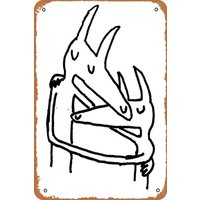 Car-Seat-Headrest-Twin-Fantasy-Cover Poster Metal Tin Sign Wall Decor-Aluminum