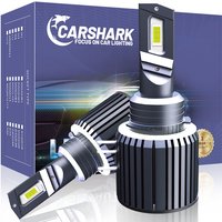 Carshark Ampoule LED Canbus sans Erreur pour Voiture, Feu de Circulation de Jour, Lumière Compatible avec Audi, Mercedes-Benz, BMW, Volkswagen Golf, H15, 80 W, 20000lm