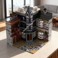 3304pcs MOC Owl Post Diagon Alley Harry Pottered Model Building Blocks DIY Toys Creative Christmas Gift Idea Education
