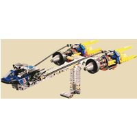 New Arrival Space Battle Themed 279PCS MOC Anakin's Speeder Racer Building Bricks Assembly Model Birthday Gifts Party Toys