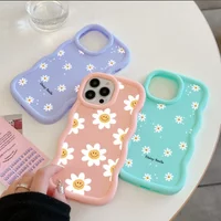 Daisy Flowers Phone Case For Motorola MOTO Edge 50 60 Pro Fusion G86 G56 G05 G75 G55 G35 G84 E14 Casing Candy Color Soft Cover