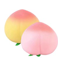 Peach Shaped Stress Balls Peach Soft Slow Toy Rising Anti Stress Decompress Kawaii Kids Toys Stress Reliever For party Gift