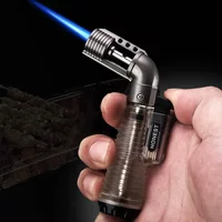 HONEST-Direct Injection Inflatable Lighter, Portable, Transparent, Mini Welding Gun, Cigar Pipe Lighter, Men's Gift