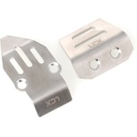 LCX Racing RC Buggy Car Stainless Steel Chassis Guard Armor for 1/16 1/18 Losi Mini-B Mini-T 2.0 Upgrades Parts Accessories
