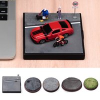 1:64 Miniature Auto Car Scene Display Model Decorative Background Figure Doll Vehicle Display Base MicroPhotography Prop DlY Toy