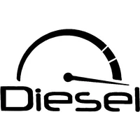 Car Stickers Personalized Creative Stickers Diesel Car Decoration Waterproof and Sunscreen PVC 13*8cm