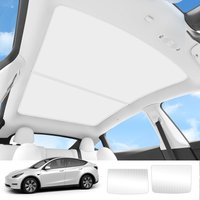 Sun Shade For Tesla Model 3 Y YL Juniper Highland 2025-2020 2026 Upgrade Ice Cloth Buckle Sun Glass Front Rear Sunroof Skylight