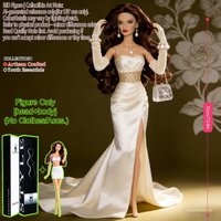 1/6 BJD Nude Doll Supermodel Shape Fluffy Hair Design Realistic Skin Collector Art Craft