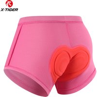 AliExpress X-TIGER Women's Cycling Underwear 3D Padded Shockproof Mountain Road Bike Shorts Breathable Pink Sports Cycling Underwear