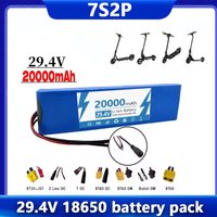 2026 New 7S2P 25.2V 5000mAh Li-ion Battery Pack built-in BMS For 29.4V Electric Scooter battery
