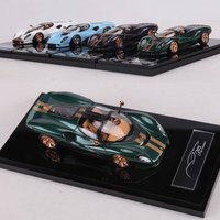 1:64 scale De Tomaso P72 sports car, alloy die-cast miniature replica car model, adult collection item, boy's toy gift .