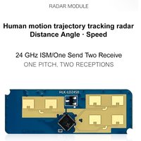 HLK-LD2450 DC5V 24G MM Wave Human Motion Tracking Radar Sensor Module LD2450 Sensing Distance 8M Smart Home