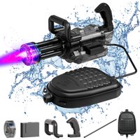 Summer Kids Electric Water Gun Toys Gatling High Speed Strong Power Shining Backpack Children Automatic Water Gun Outdoor Toy