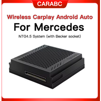 CARABC Wireless Carplay Android auto module For Mercedes Benz A B C E CLA GLA GLK ML W204 W246 W176 Sprinter NTG4.5 Becker Box