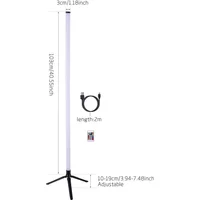 RGBWW LED Floor Lamp Tubes 103CM Smart Remote Control Modern Corner Floor Lamp Music Sync Standing Stand Ambient Decor Light