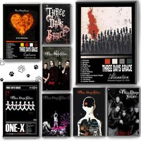 Rock Band T-Three Days Grace Poster Elegant And Affordable Wall Art Stickers For Dormitory Living Room And Bedroom Spaces