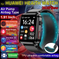 Smart Watch men 2026 New Air Pump Airbag health watch True Accurately Blood Pressure Uric Acid Blood Lipids watch waterproof