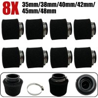 AliExpress NONE 8PCS Straight Neck Foam Air Filter Sponge Cleaner Clamp-on Moped Scooter 110/125/150/250cc Dirt Pit Bike 35/38-40/42/45/48mm