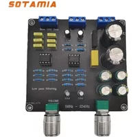 SOTAMIA Subwoofer Crossover Low-pass Filter NE5532 Subwoofer Speaker Frequency Crossover Divider Point Adjustable 59Hz To 234Hz