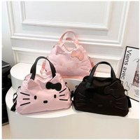 Sanrio Hello Kitty Large Capacity Tote BagCasual Shoulder BagCartoon Tote Bag for Women