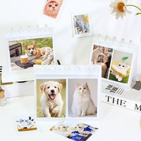 Simple PP Photo Album Clear 3/4/5/6 Inch Photo Card Binder Loose Leaf Design Mushroom Hole Photocard Holder DIY Photo Album