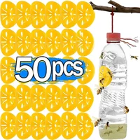 50-5Pcs Reusable Wasp Trap Insect Funnel Killer Flower Bee Hornet Catcher Plastic Bottle Wasp Traps Garden Pest Control Tools