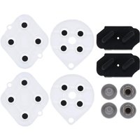 New 2 Sets Conductive Rubber Silicon Pads Controller Repair Part for SNES SFC Button Replacement Spare Accessory