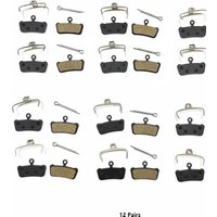 AliExpress NONE 2/4/8/12 Pairs Resin Disc Brake Pads for Mountain Bikes, for Sram Guide G2 RSC/RS/R/T, Trail, Elixir 9 Trail, Elixir 7 Trail
