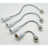 16CM 20CM 30CM 35CM 50CM 60CM Flexible E27 to E27 LED Bulb Extension Lamp Holder Light Socket 110V-220V LED Lamp Holder Converte