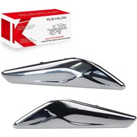 Chrome Fender Side Marker Turn Signal Light Lamp Left or Right Trim Finisher For BMW X3 X4 F25 F26 51117338569 51117338570