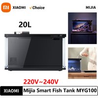 Xiaomi Mijia Smart Fish Tank Work With Mijia APP Mobile Controlled Remote Feeding Smart Lighting System Light Aquarium 20L-CN
