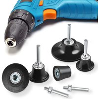 1Pc Sanding Discs Holder Roll Lock Disc Pad 1/1.5/2/3 Inch Back-up Pad With 1/4" Shank Fits For Most Grinders