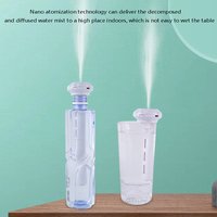 Mini Mineral Water Bottle Diamond Humidifier Portable USB Car Spray Home Desktop Hydrating Large SprayT Ing Q Store