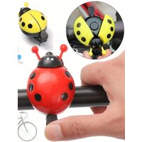 AliExpress pinmoap PINMOAP 1PC Ladybug Bicycle Bell Handle Warning Bell Loud Bell Durable Aluminum Alloy PP Material Bicycle Horn Riding Accessorie