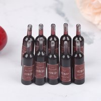 10Pcs 1/12 Dollhouse Mini Wine Bottle Sparkling Water Set Simulation Drinks Model Toys Decor Accessories