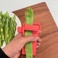 (HOPE) French Bean Slicer Cutter, Vegetable Stringer Peeler, Fruit Grater, Universal Kitchen Gadget for Home Use B