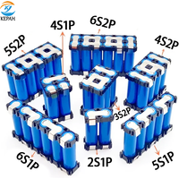 2S-6S battery pack customized 18650 lithium battery pack welding, 3000/6000mAh, 8.4V, 12.6V, 16.8V, 21V, 25.5V