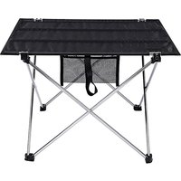 Ultralight Portable Folding Camping Table Compact Roll Up Tables with Carrying Bag for Outdoor Camping Hiking Picnic